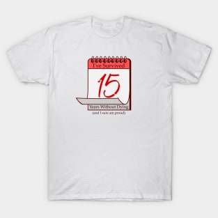 I've Survived 15 Years T-Shirt